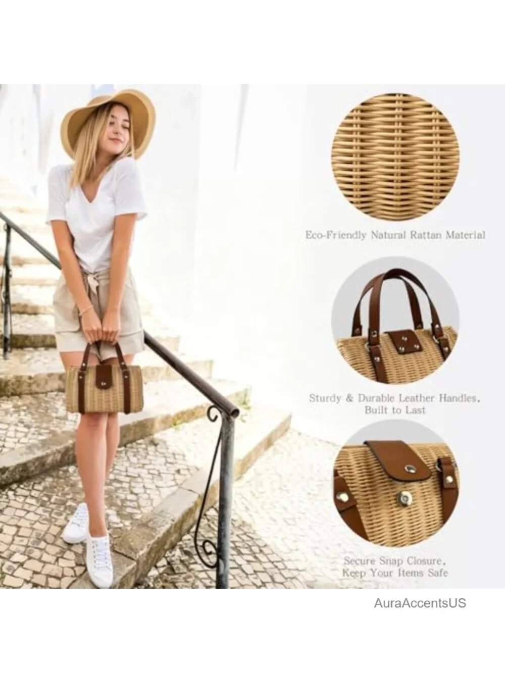 N/A structured rattan
